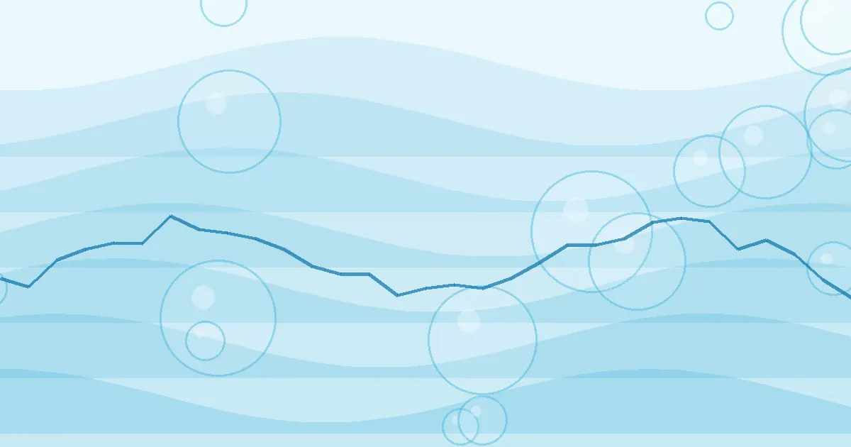 Water-drop visualization of currency market flows for a SwissVergleich forex trading guide