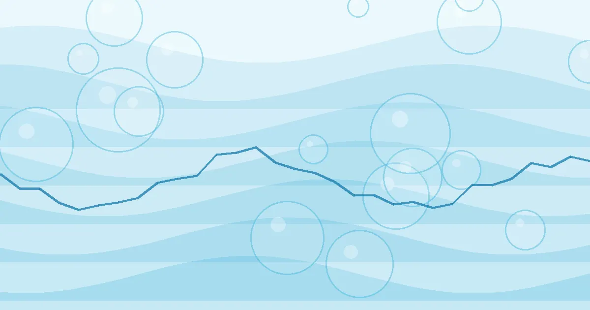 Protective blue water rings for SwissVergleich trading risk management education